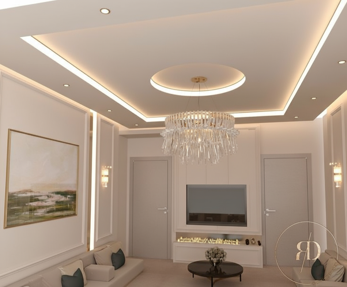 Forro de gesso acartonado moderno